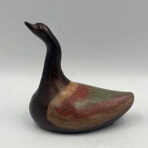 Vintage Chulucanas Swam Pottery By Gabino Moncada Peruvian